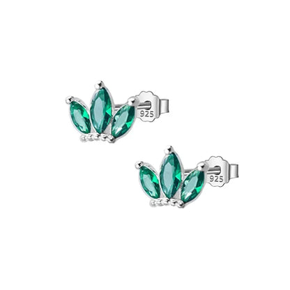 Aretes Corona con Zirconia