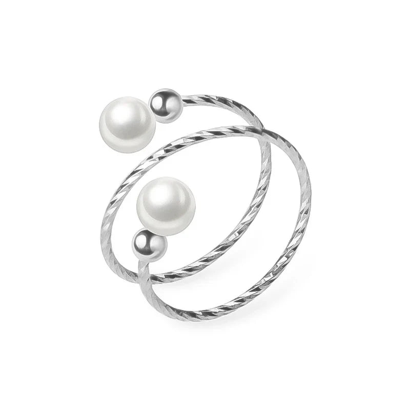 Anillo Perla Vintage Ajustable