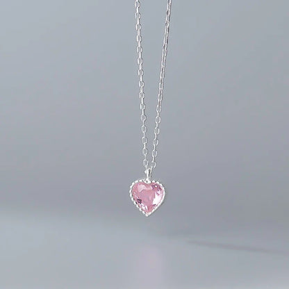 Collar Piedra en Forma de Corazón