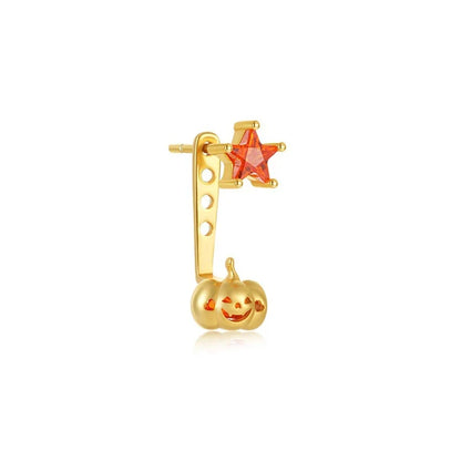 Aretes Araña y Murciélago de Halloween