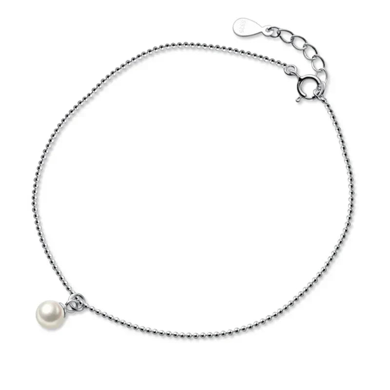 Tobillera Cadena con Perlas