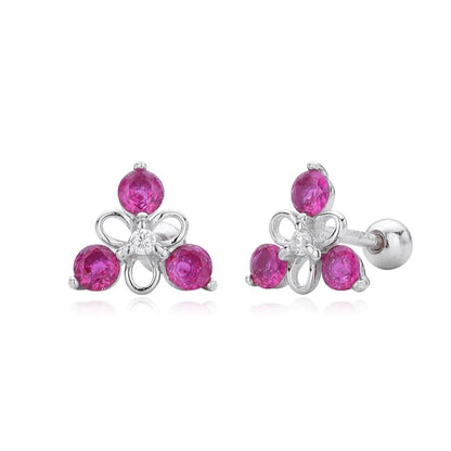 Aretes Triángulo con Zirconias