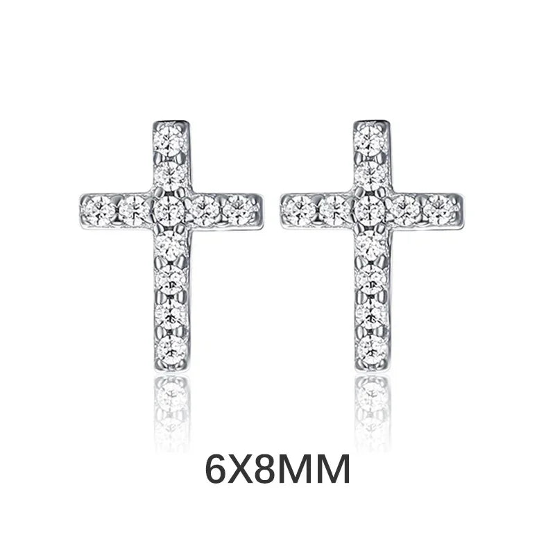 Anillo Abierto Cruz con Zirconias