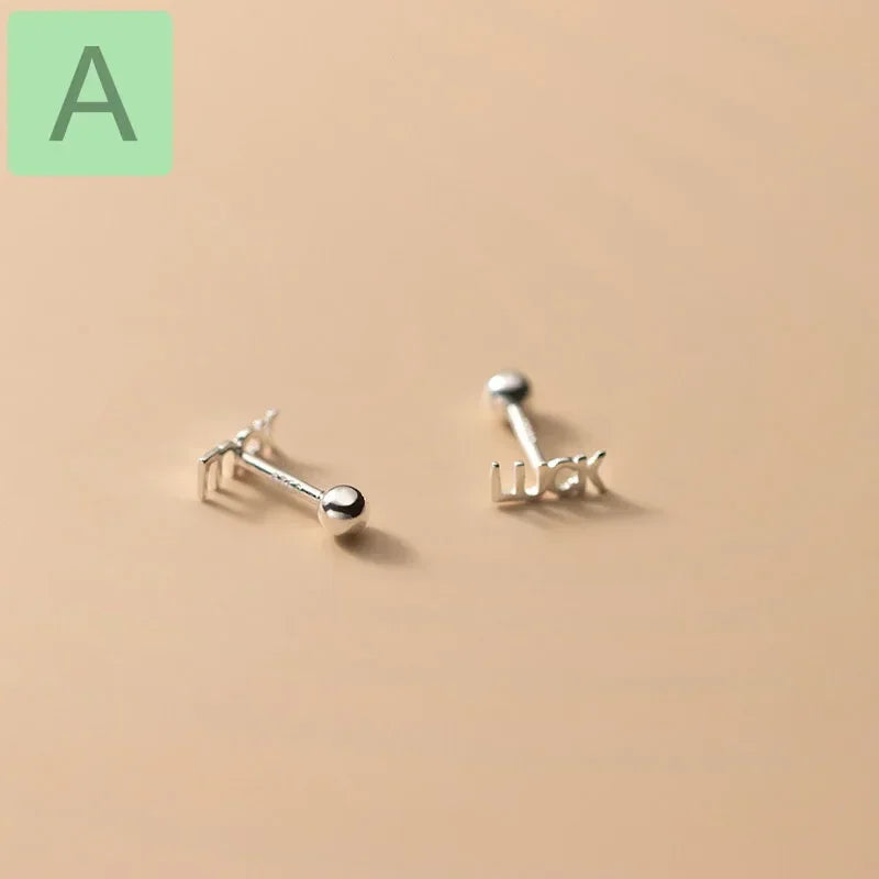 Aretes Cuadrados de la Suerte