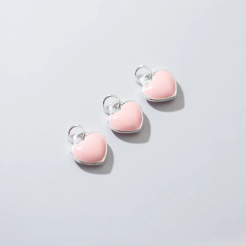 Dije Corazón Romántico Esmaltado