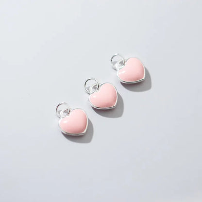 Dije Corazón Romántico Esmaltado
