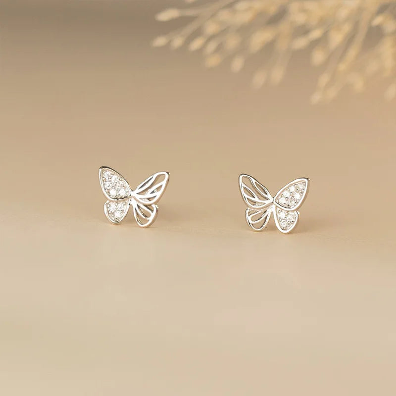Aretes Mariposa Irregular