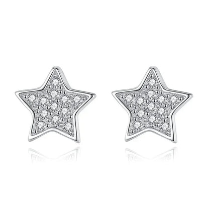 Aretes Estrella con Zirconias Deslumbrantes