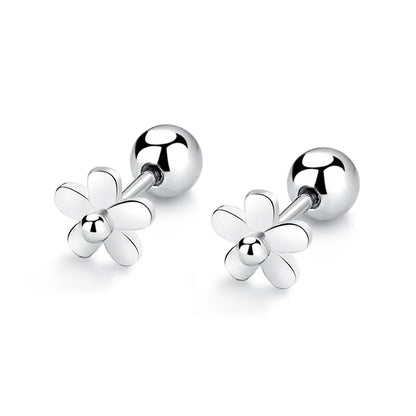 Aretes Flor con Esferas