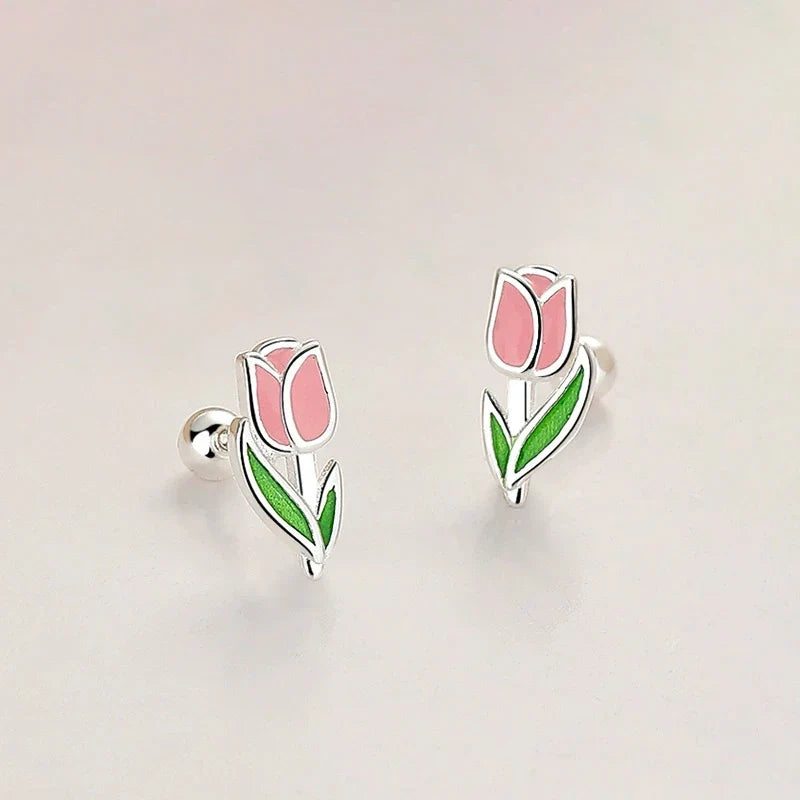 Aretes Tulipán Delicado
