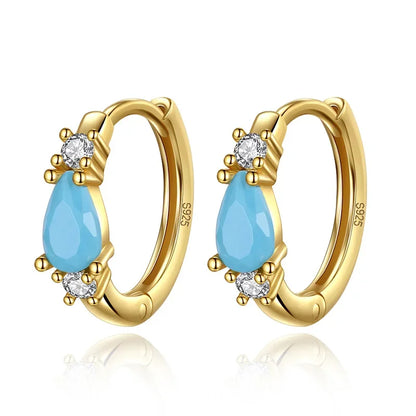 Arracadas con Gota de Zirconia