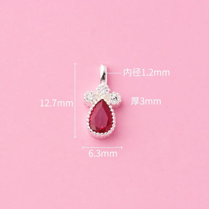 Dije Gota de Agua con Zirconia