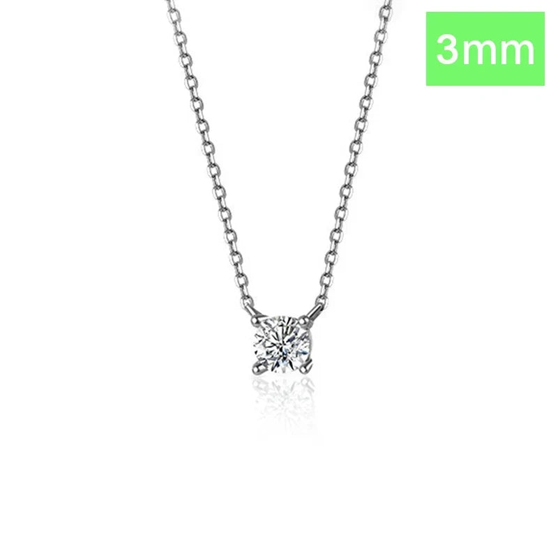 Collar Solitario de Cuatro Garras
