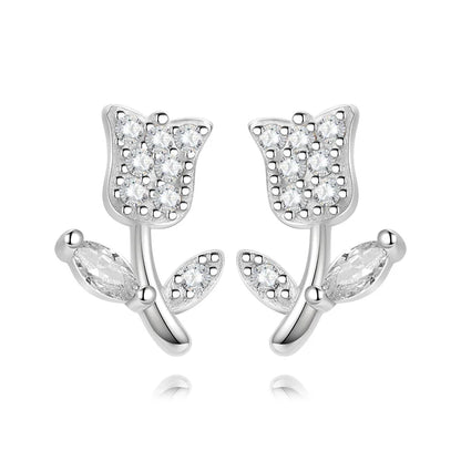Aretes Rosa Delicada