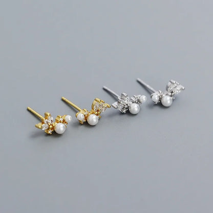 Aretes Perla Minimalistas