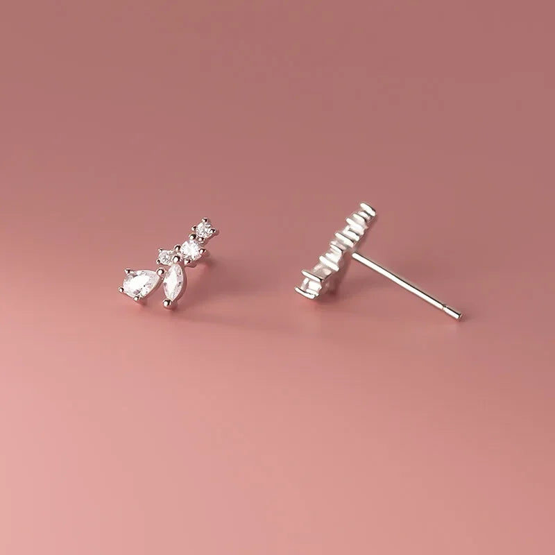 Aretes Hojas Brillantes