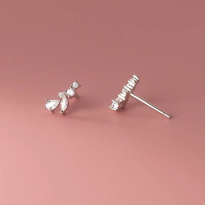Aretes Hojas Brillantes