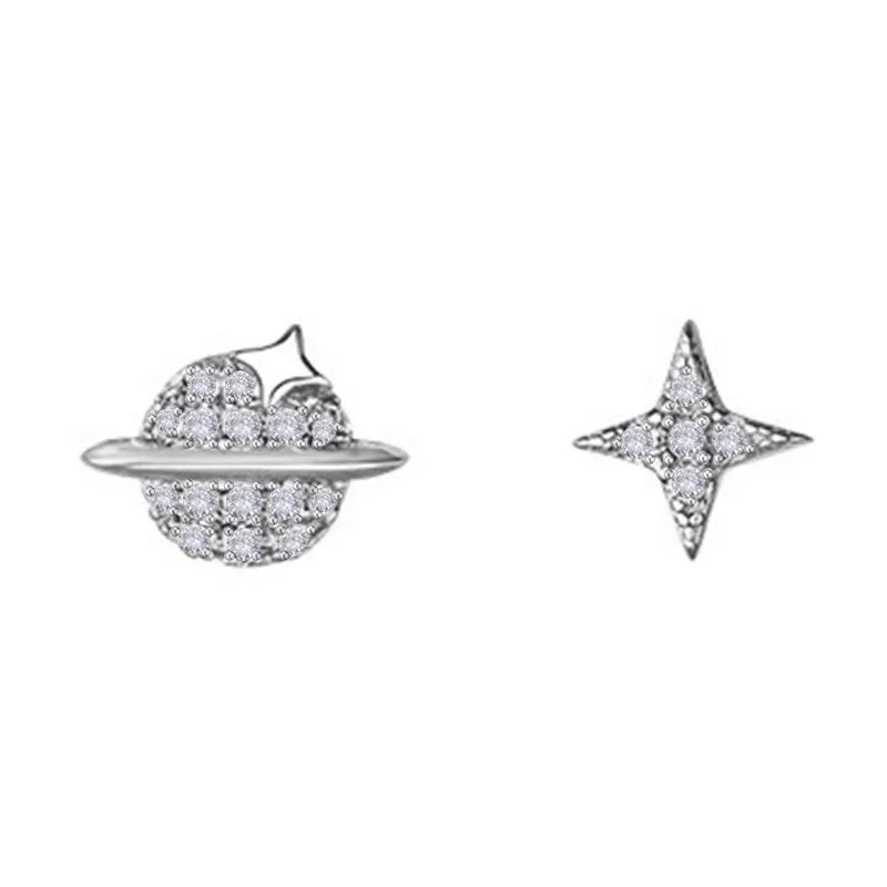 Aretes Asimétricos Planeta y Estrella