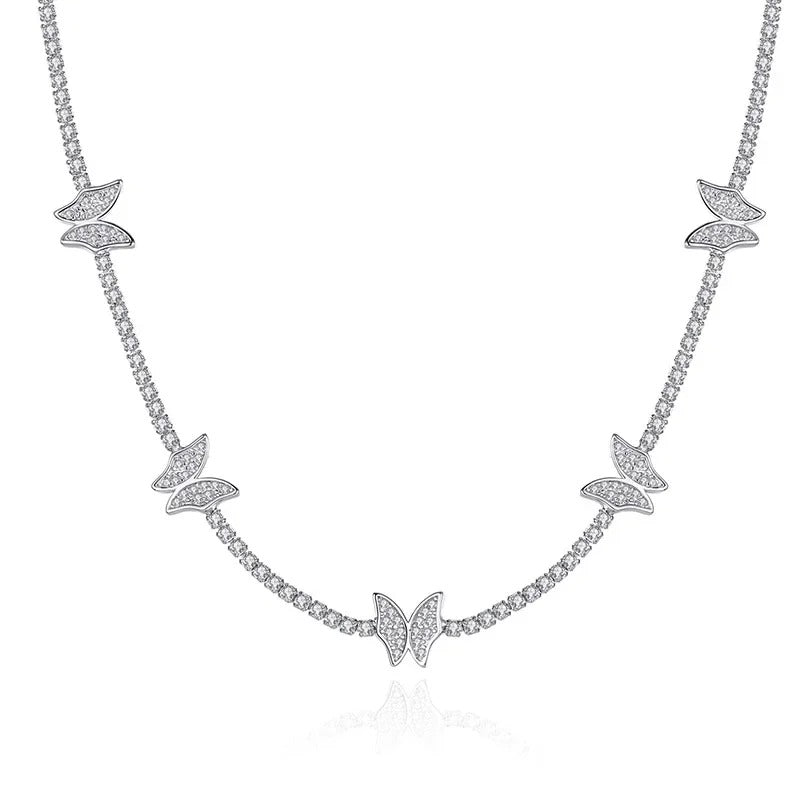 Juego Mariposa con Zirconias