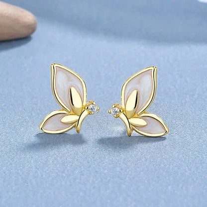 Aretes Mariposa Brillante