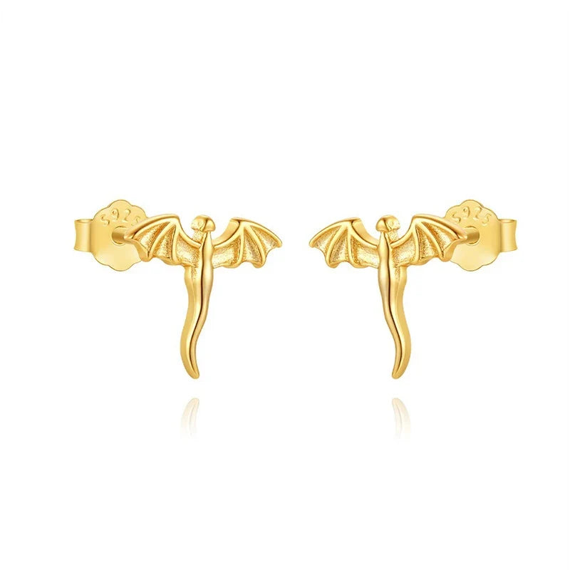 Aretes Araña y Murciélago de Halloween