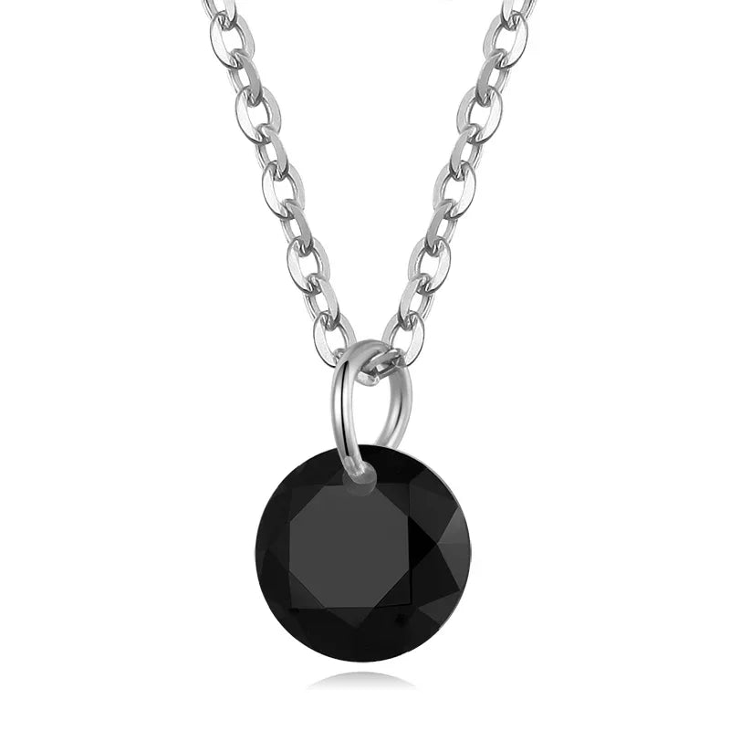Collar Círculo con Zirconia