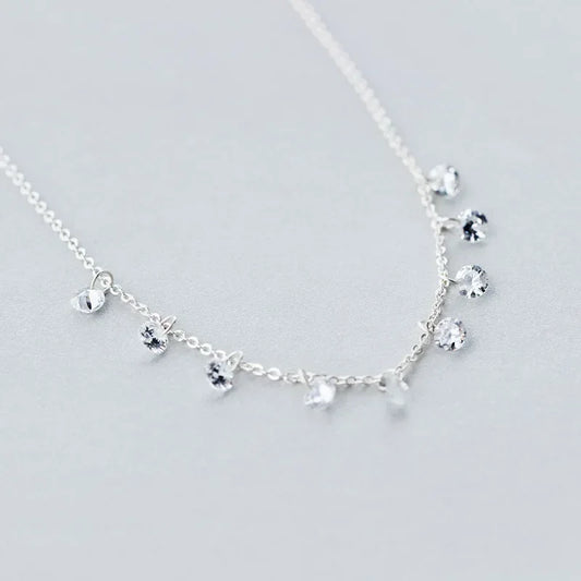 Collar Gargantilla con Zirconias Brillantes