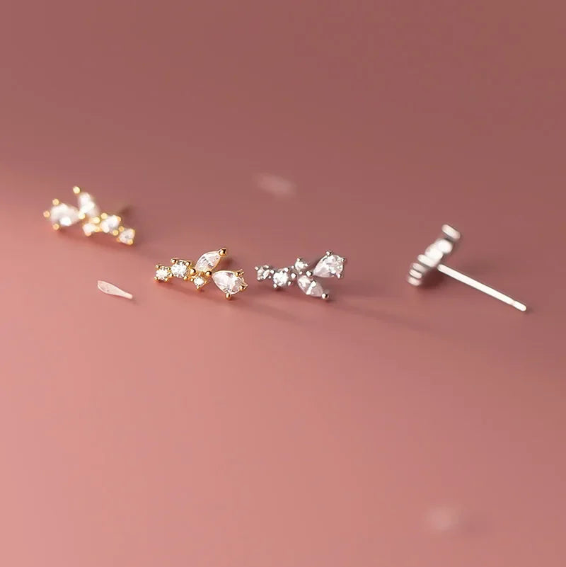 Aretes Hojas Brillantes