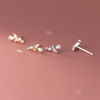 Aretes Hojas Brillantes