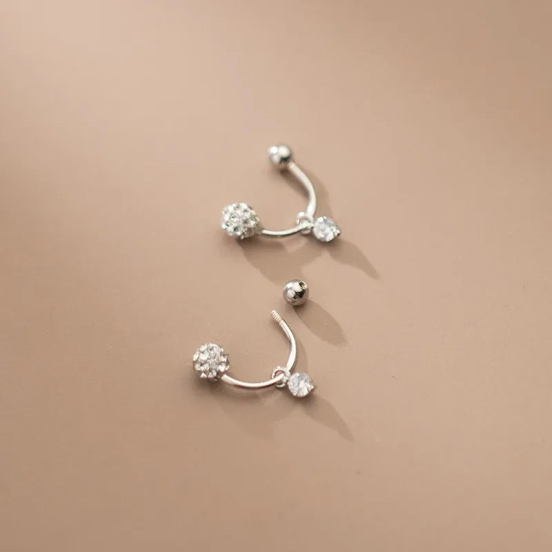 Aretes Esfera con Zirconias