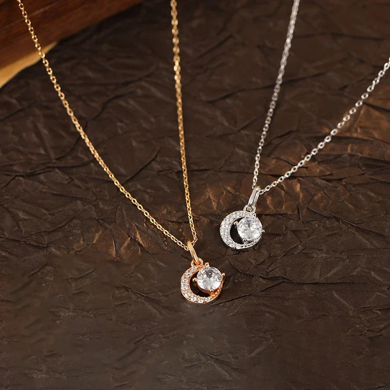 Collar Luna con Zirconias II