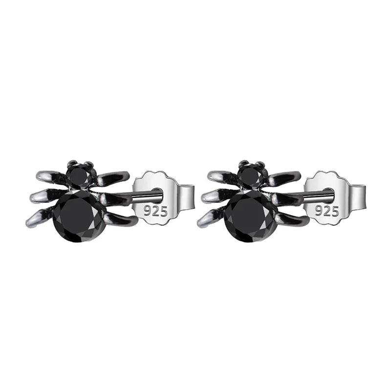 Aretes Araña Negra