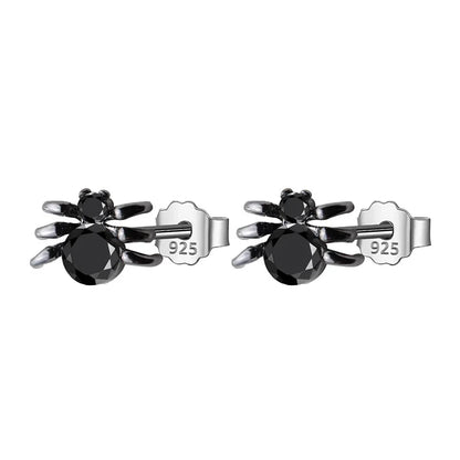 Aretes Araña Negra