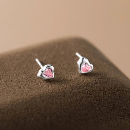Aretes Corazón Irregular