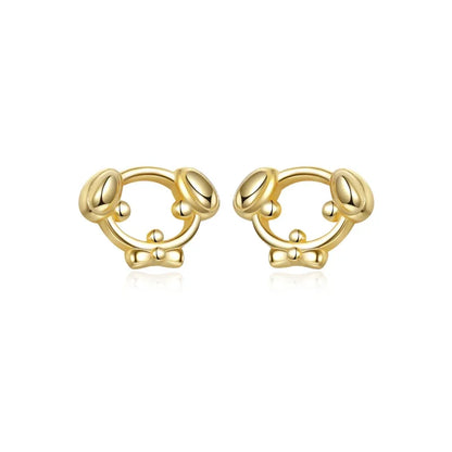 Aretes Perrito Calado