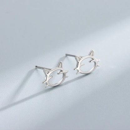 Aretes Gatito Calado