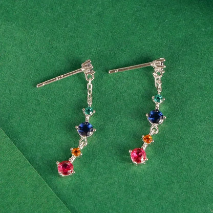 Aretes Largos con Flecos