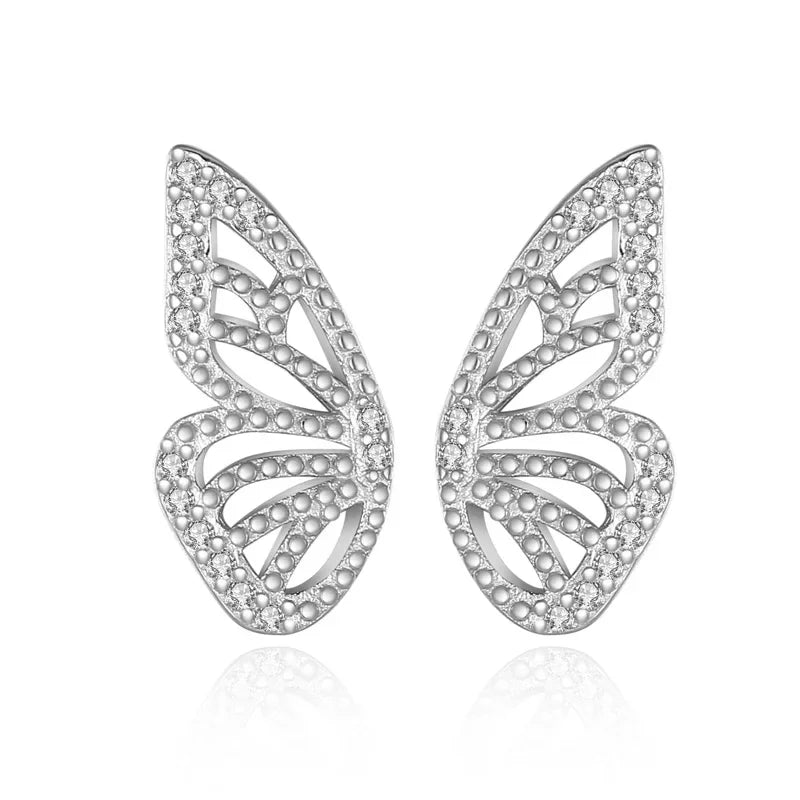 Aretes Mariposa con Zirconias