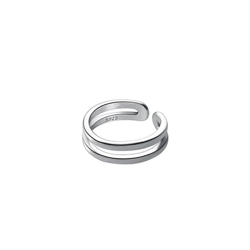 Anillo Abierto Doble Capa