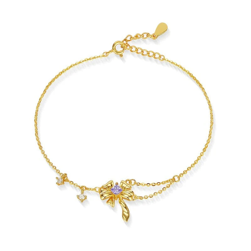 Pulsera Moño con Zirconias