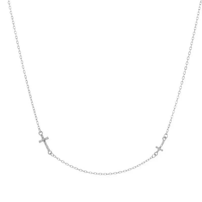 Collar en Capas con Cruz