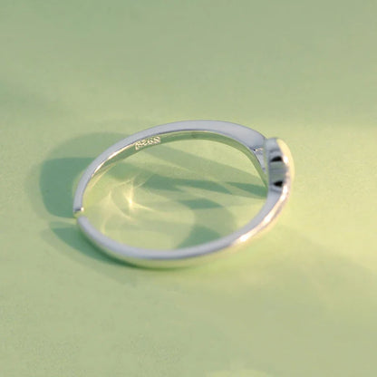 Anillo Ondas en S Ajustable