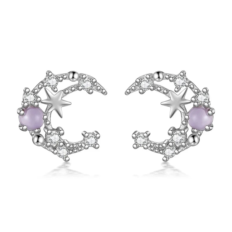 Aretes Luna Romántica