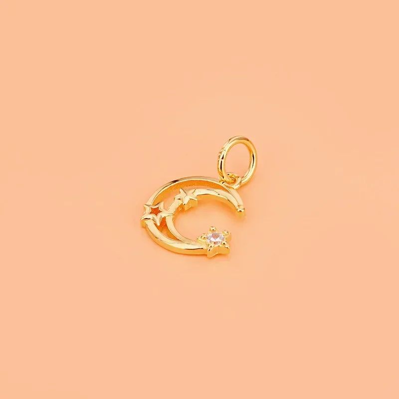 Dije Luna Calada con Zirconias