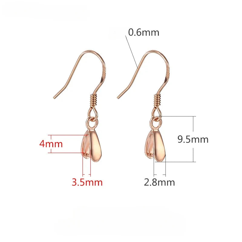 Aretes de Gancho Base para Armar