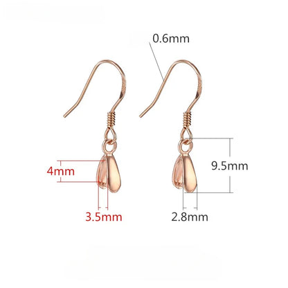 Aretes de Gancho Base para Armar