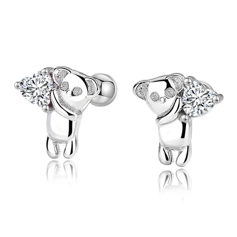 Aretes Perrito y Osito