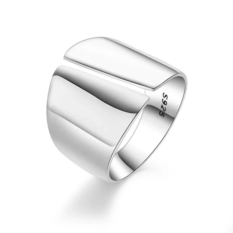 Anillo Liso Pulido Abierto