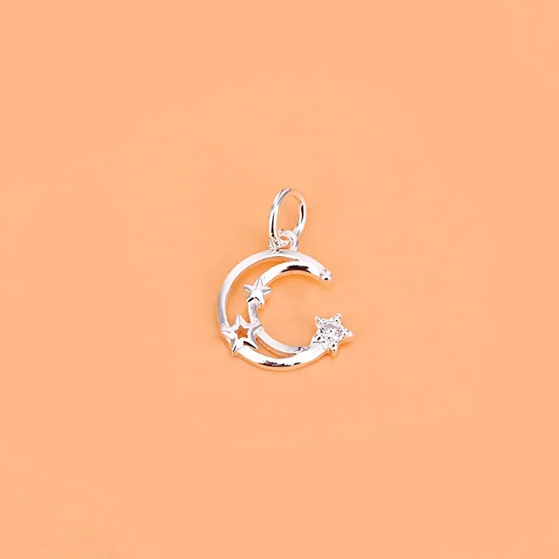 Dije Luna Calada con Zirconias