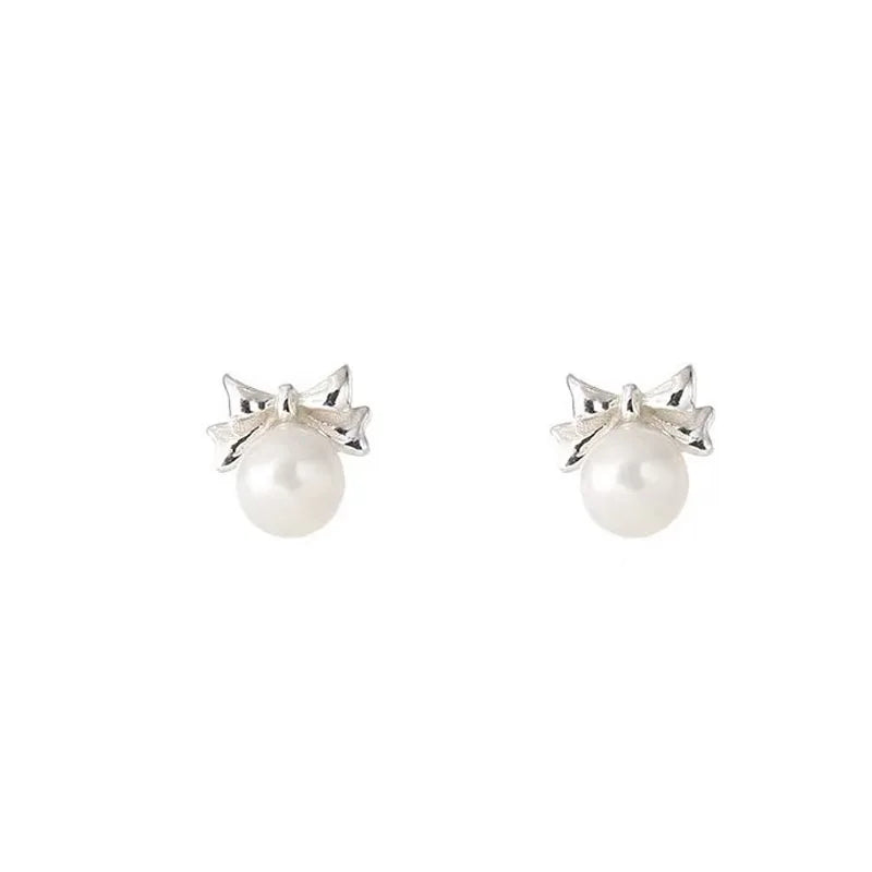 Aretes Perla Redonda Clásicos